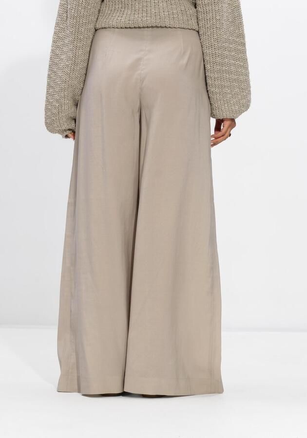 WITHBLACK Dames Broeken Wblmarleen Tailored Wide Pant Taupe - Foto 2