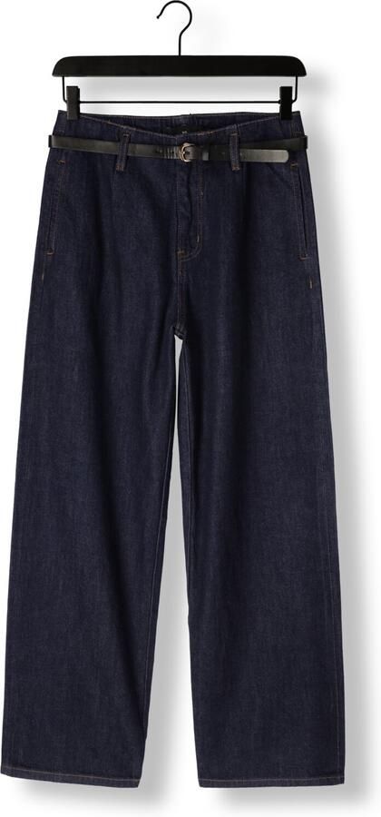 WITHBLACK Dames Broeken Wblmila Hw Wide Denim Pant Donkerblauw - Foto 3
