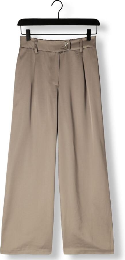 WITHBLACK Dames Broeken Wblmilan Sateen Wide Pant Taupe - Foto 3