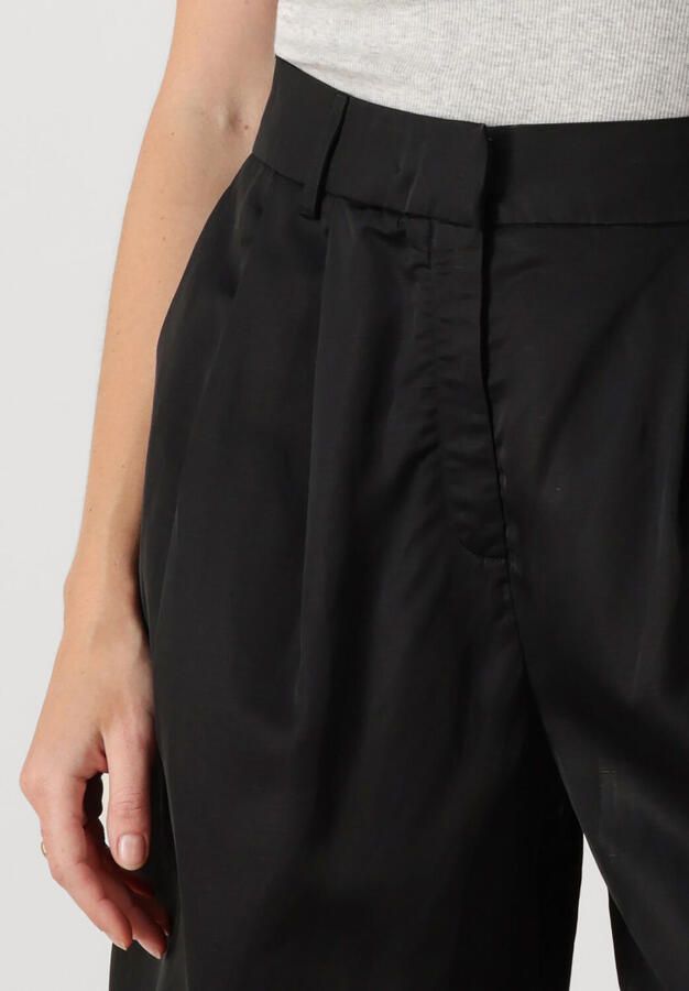 WITHBLACK Dames Broeken Wblselma Wide Linen Bermuda Zwart - Foto 2