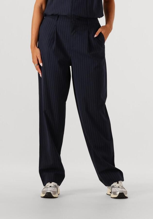WITHBLACK Dames Broeken Wblvalentina Striped Pant Donkerblauw - Foto 4