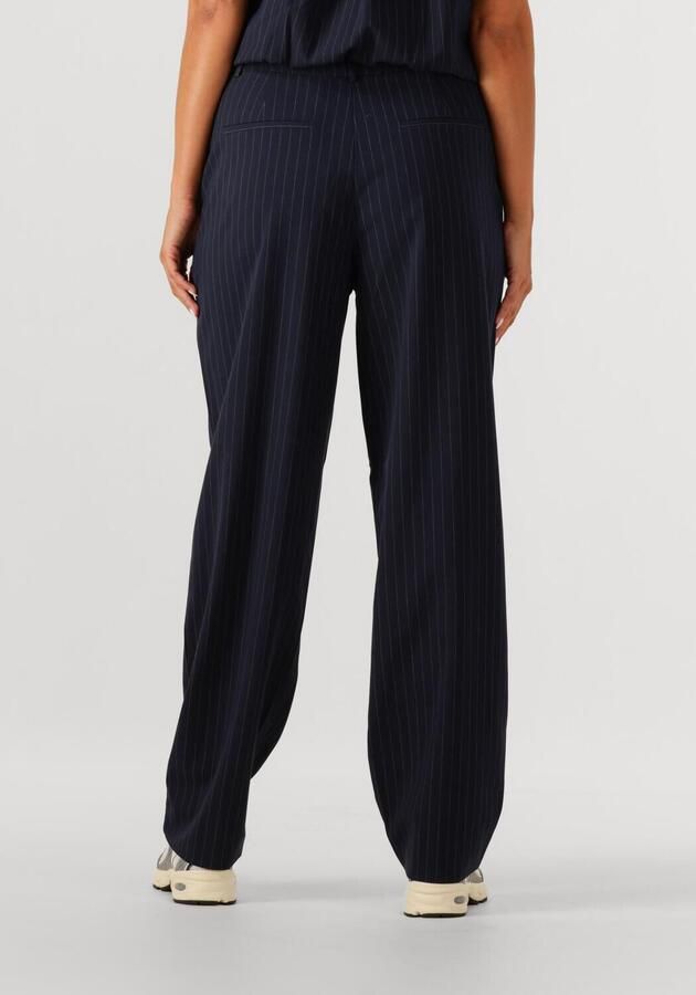 WITHBLACK Dames Broeken Wblvalentina Striped Pant Donkerblauw