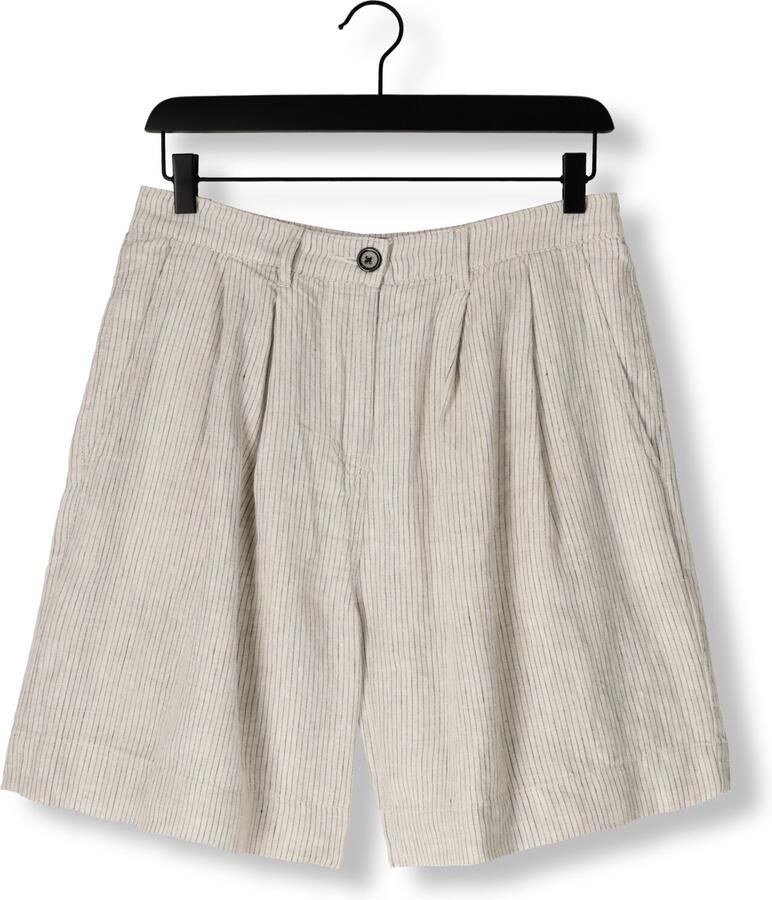 WITHBLACK Dames Broeken Wblwillow Long Bermuda Beige