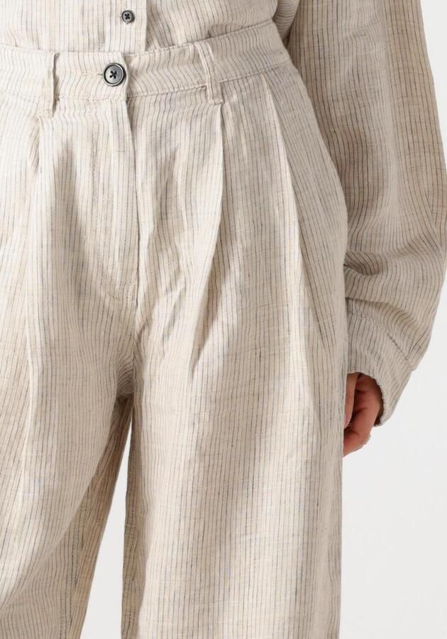 WITHBLACK Dames Broeken Wblwillow Wide Pants Ecru - Foto 2