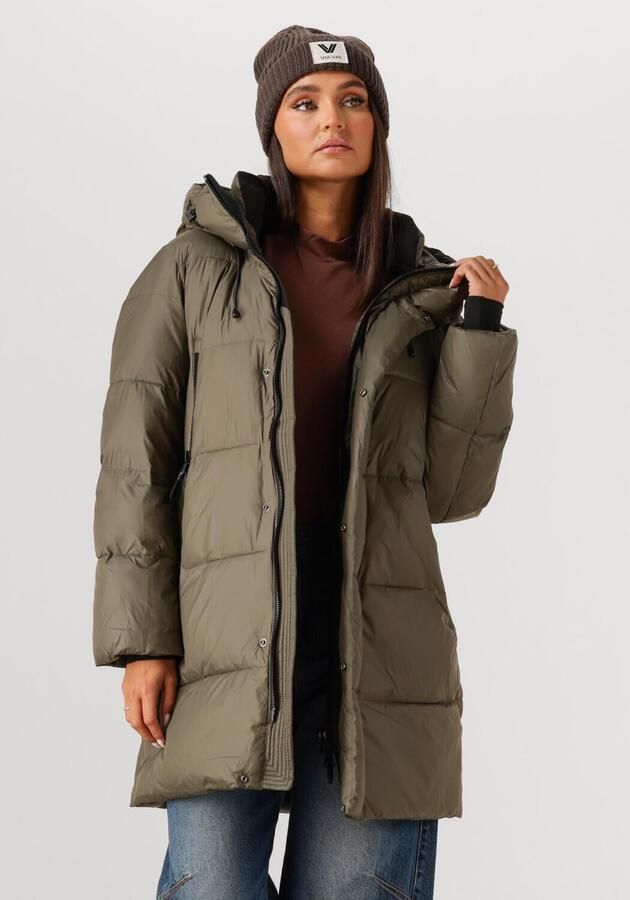 WITHBLACK Dames Jassen Wblabby 3 4 Puffer Jacket Groen - Foto 4