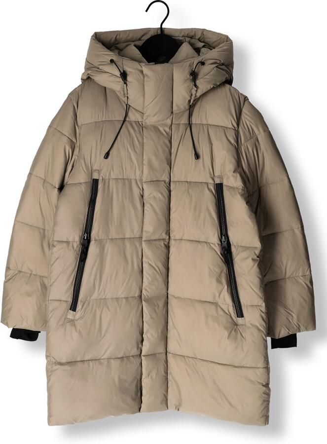 WITHBLACK Dames Jassen Wblabby 3 4 Puffer Jacket Taupe
