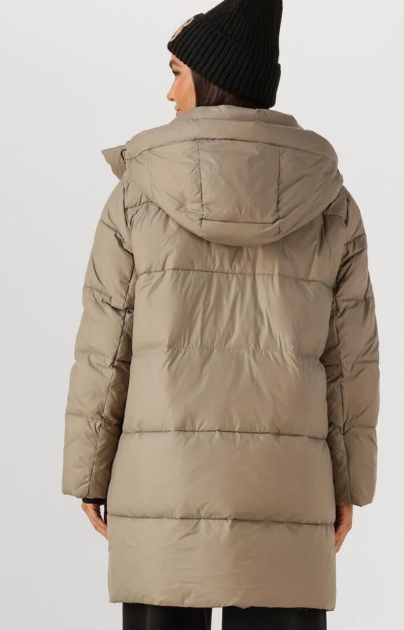 WITHBLACK Dames Jassen Wblabby 3 4 Puffer Jacket Taupe - Foto 3