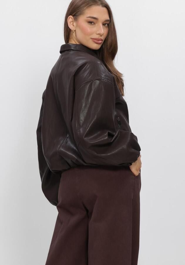 WITHBLACK Dames Jassen Wblaisha Vegan Jacket Bruin - Foto 3