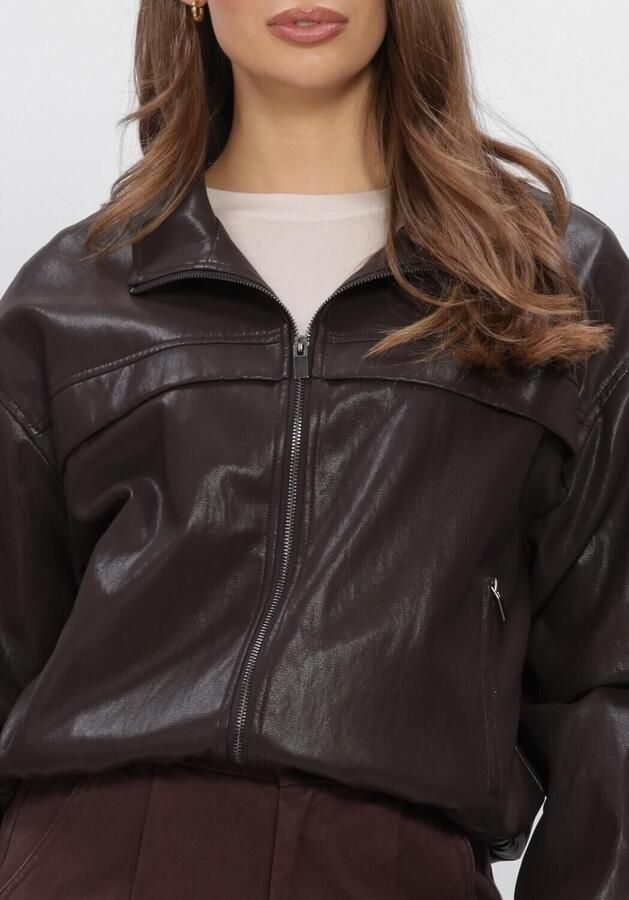 WITHBLACK Dames Jassen Wblaisha Vegan Jacket Bruin - Foto 4