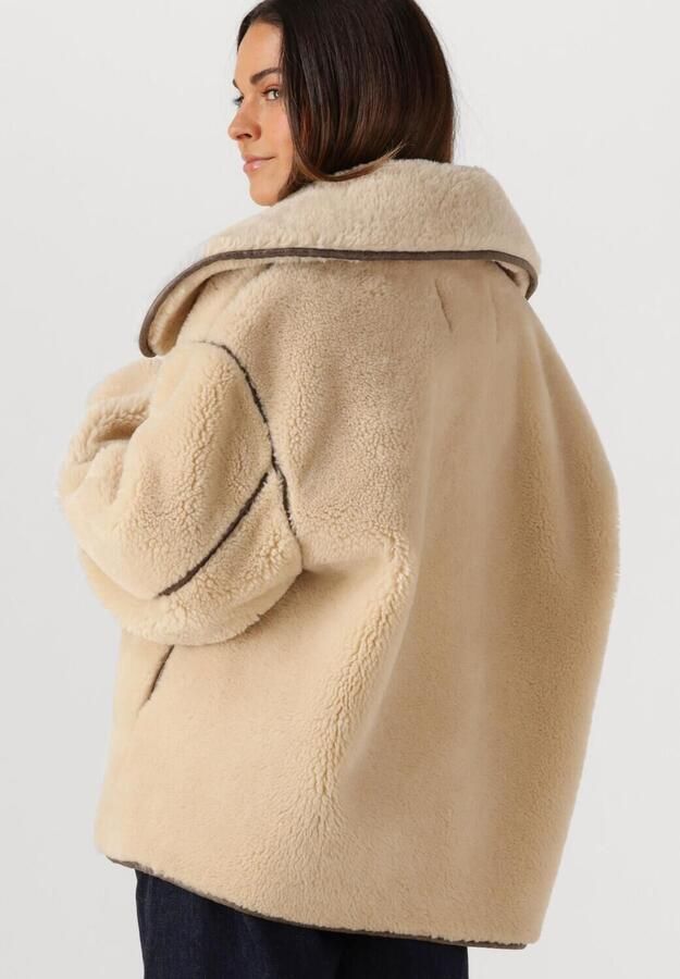 WITHBLACK Dames Jassen Wbldajana Pile Jacket Beige - Foto 3