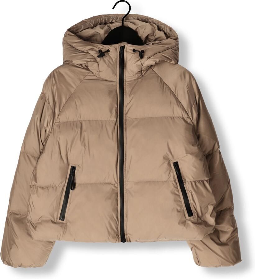 WITHBLACK Dames Jassen Wblemma Short Down Puffer Jacket Taupe