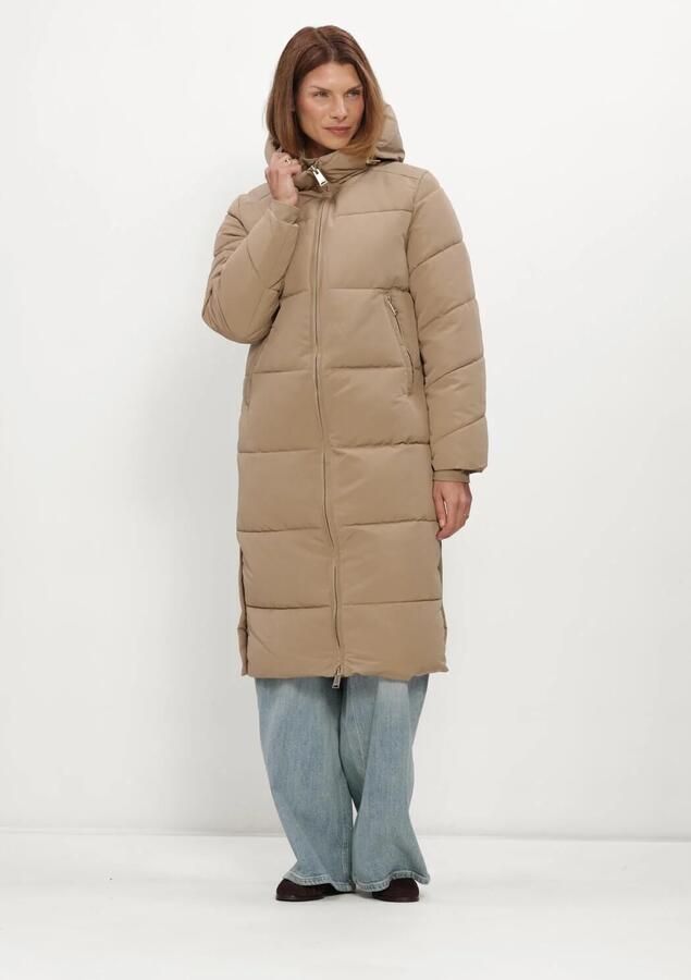 WITHBLACK Dames Jassen Wblglorian Long Puffer Coat Beige