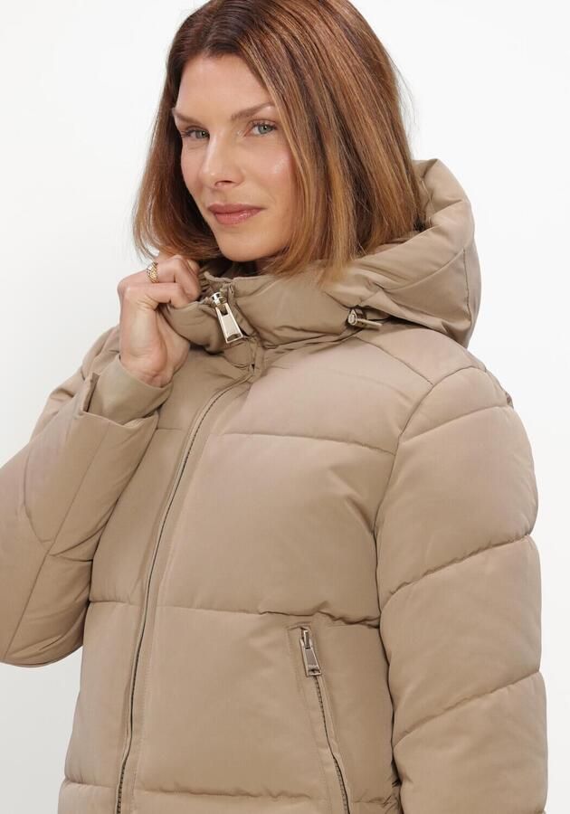 WITHBLACK Dames Jassen Wblglorian Long Puffer Coat Beige - Foto 3