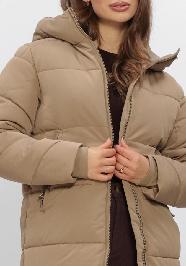 WITHBLACK Dames Jassen Wblglorian Long Puffer Coat Beige - Foto 3