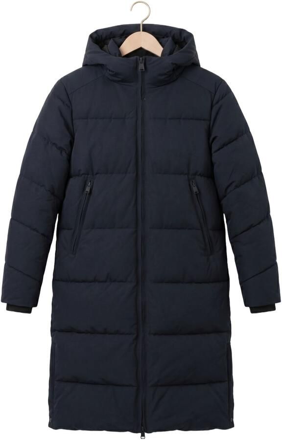WITHBLACK Dames Jassen Wblglorian Long Puffer Coat Donkerblauw - Foto 4