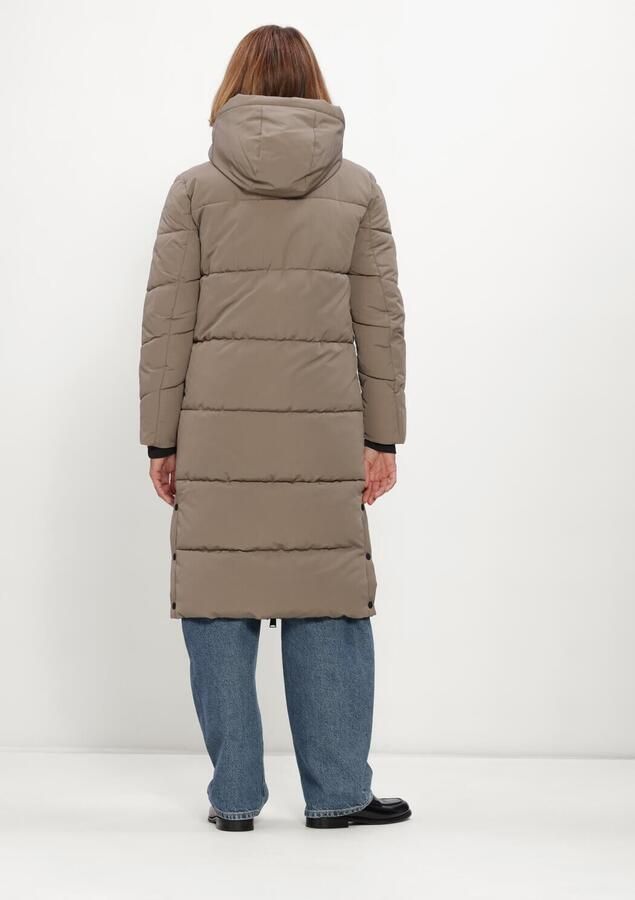 WITHBLACK Dames Jassen Wblglorian Long Puffer Coat Taupe - Foto 2