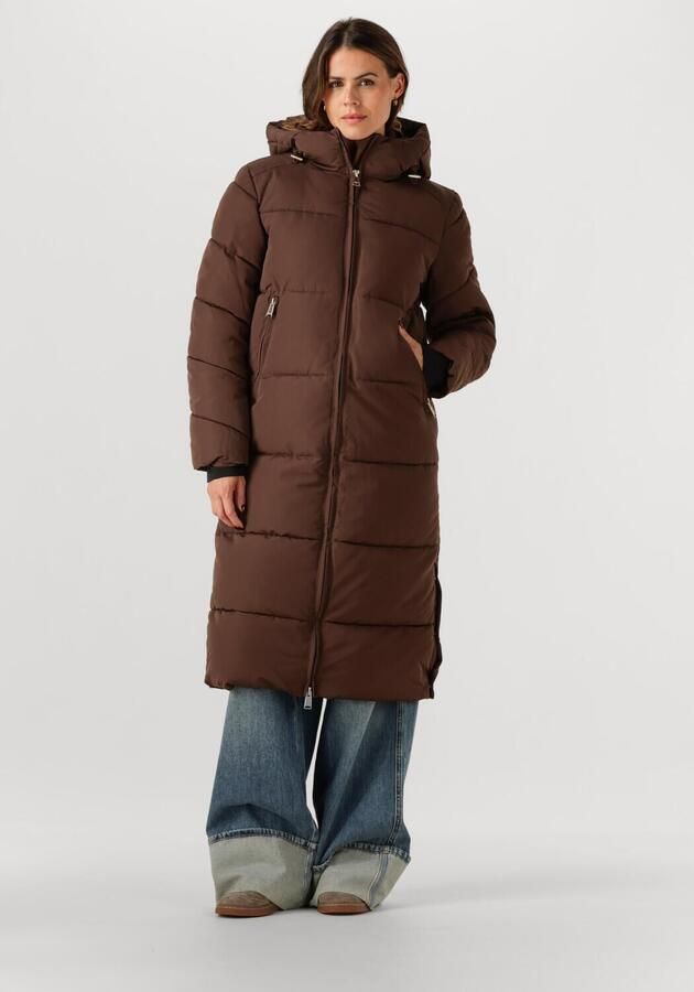 WITHBLACK Dames Jassen Wblglorian Long Puffer Jacket Bruin - Foto 4