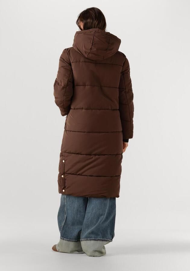 WITHBLACK Dames Jassen Wblglorian Long Puffer Jacket Bruin