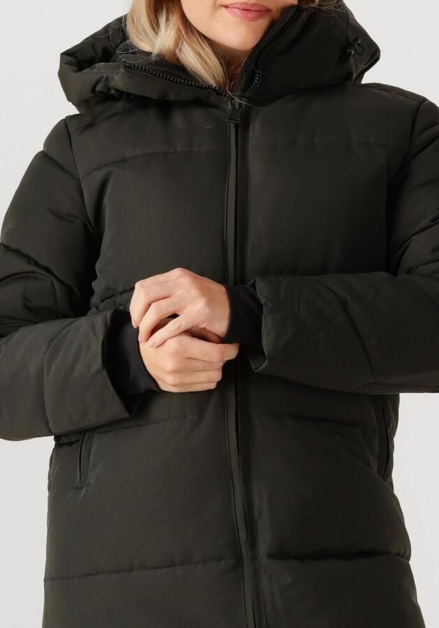 WITHBLACK Dames Jassen Wblglorian Long Puffer Jacket Donkergroen - Foto 2
