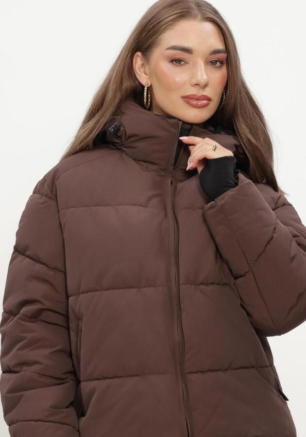 WITHBLACK Dames Jassen Wblglorian Puffer Jacket Bruin - Foto 4