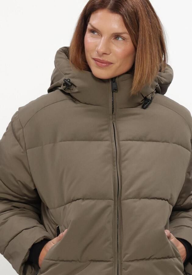 WITHBLACK Dames Jassen Wblglorian Puffer Jacket Khaki - Foto 4