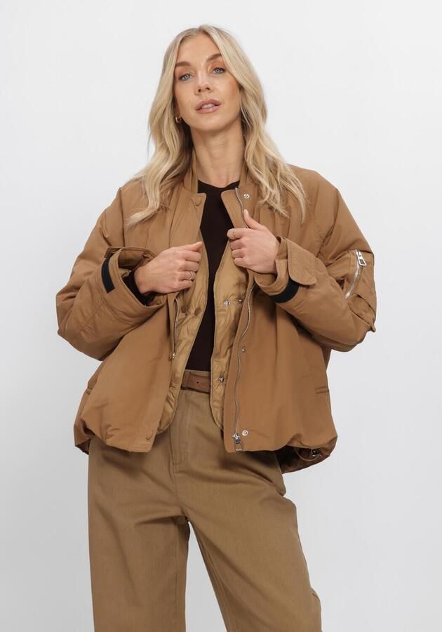WITHBLACK Dames Jassen Wblgrappy Bomber Camel