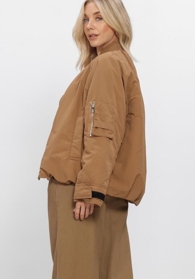 WITHBLACK Dames Jassen Wblgrappy Bomber Camel - Foto 3