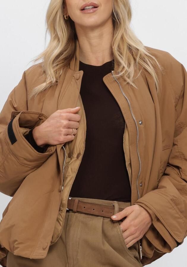 WITHBLACK Dames Jassen Wblgrappy Bomber Camel - Foto 4