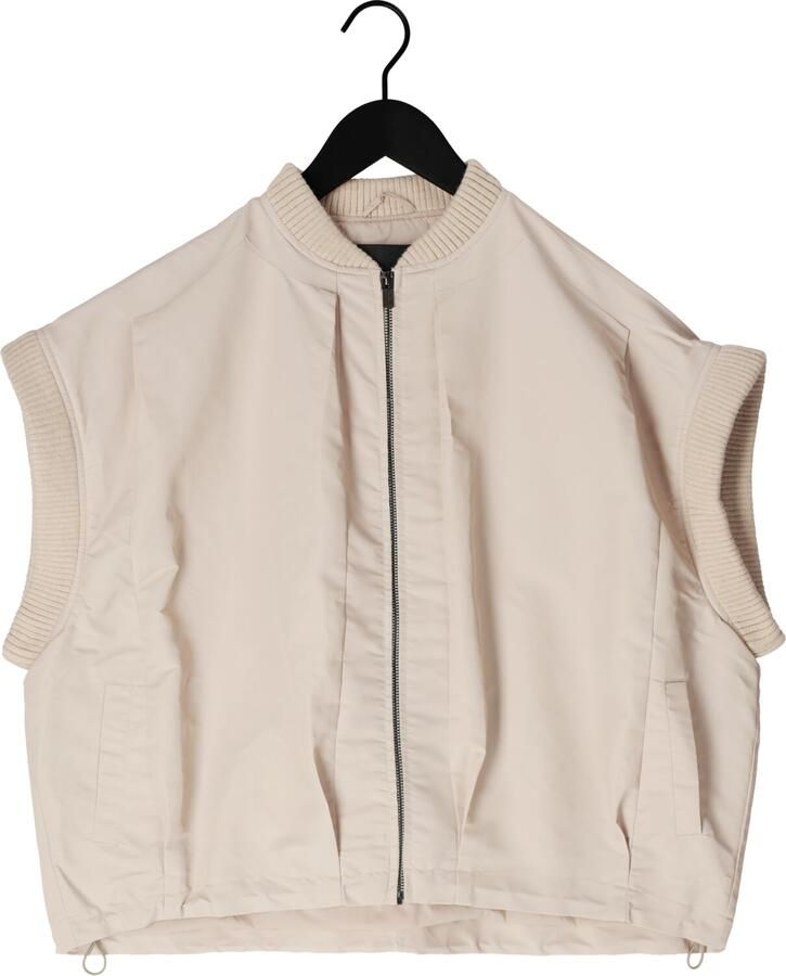 WITHBLACK Dames Jassen Wblimperial Waistcoat Beige - Foto 2