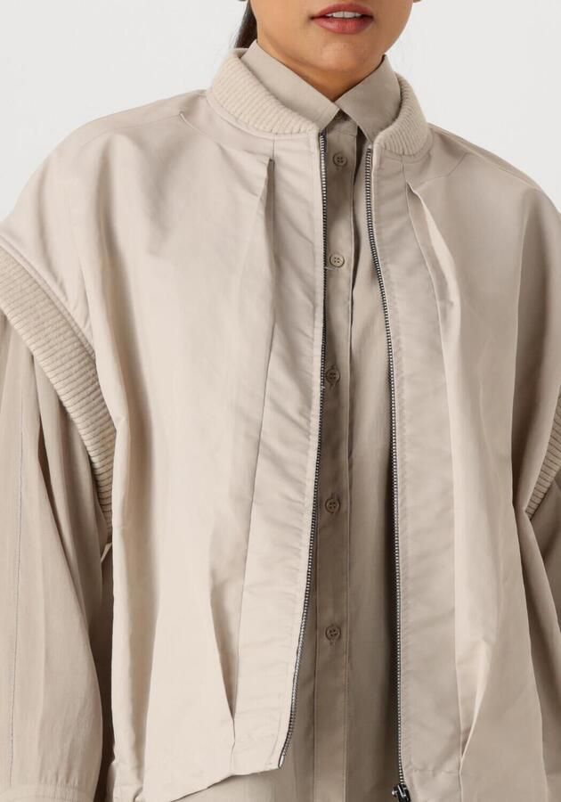 WITHBLACK Dames Jassen Wblimperial Waistcoat Beige - Foto 4