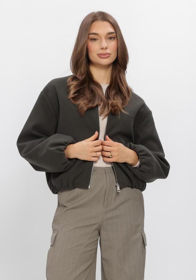 WITHBLACK Dames Jassen Wblkennedy Bomber Jacket Donkergroen