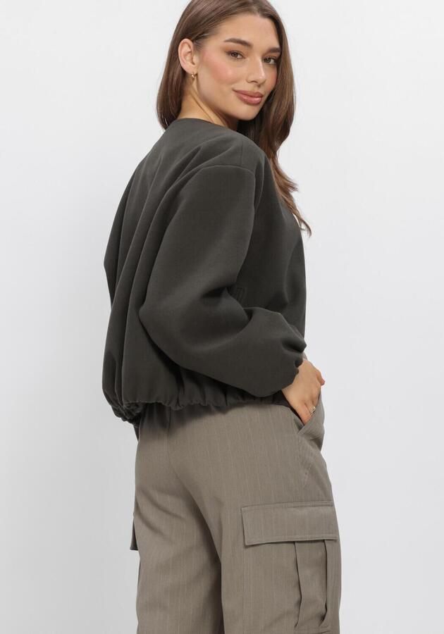 WITHBLACK Dames Jassen Wblkennedy Bomber Jacket Donkergroen - Foto 3
