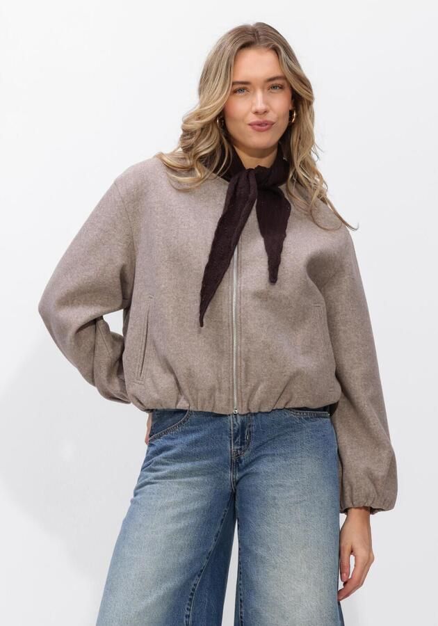 WITHBLACK Dames Jassen Wblkennedy Bomber Jacket Taupe