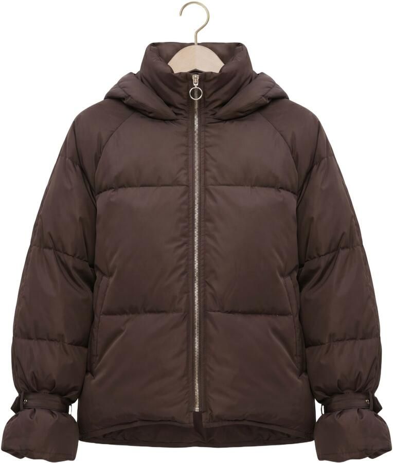 WITHBLACK Dames Jassen Wblkylie Real Down Jacket Bruin - Foto 2