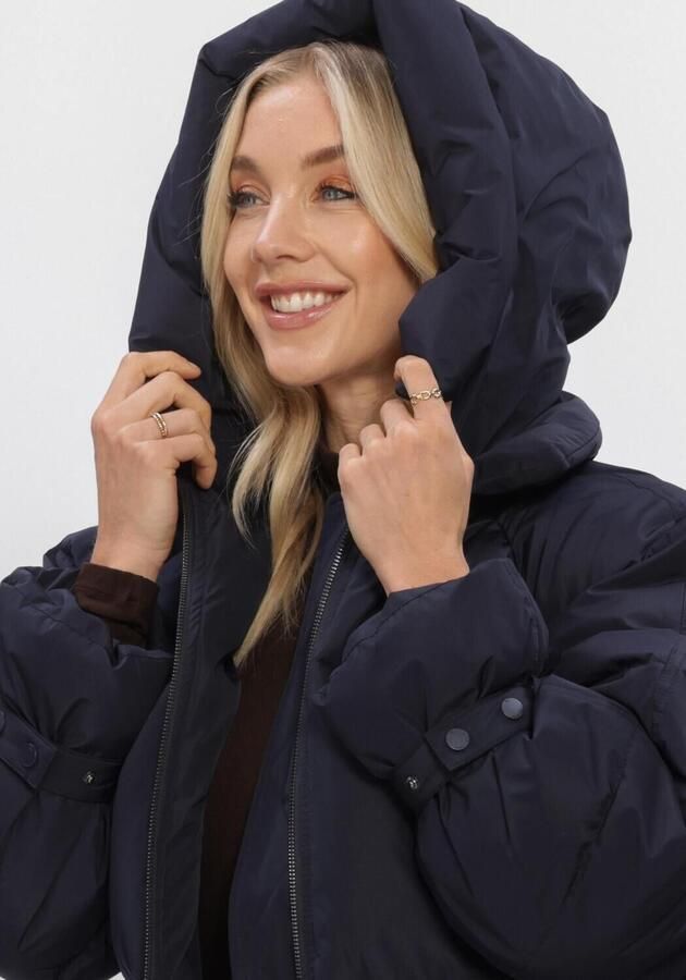WITHBLACK Dames Jassen Wblkylie Real Down Jacket Donkerblauw - Foto 4