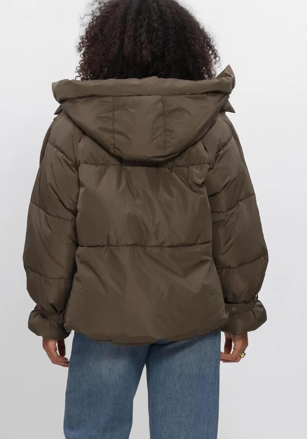 WITHBLACK Dames Jassen Wblkylie Real Down Jacket Khaki - Foto 3