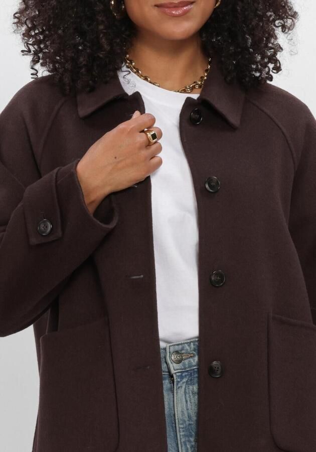 WITHBLACK Dames Jassen Wbllucia Mel Wool Jacket Bruin - Foto 4