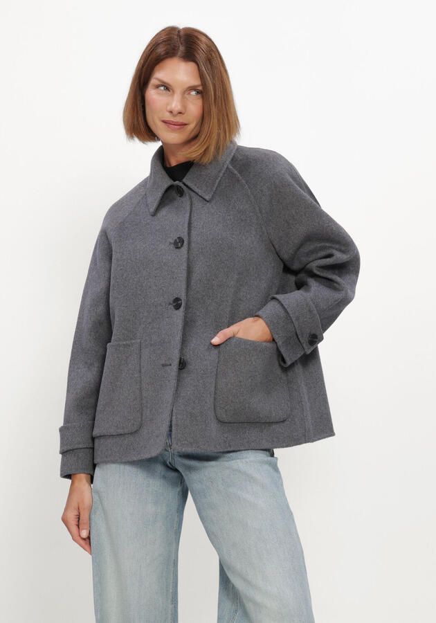 WITHBLACK Dames Jassen Wbllucia Mel Wool Jacket Grijs