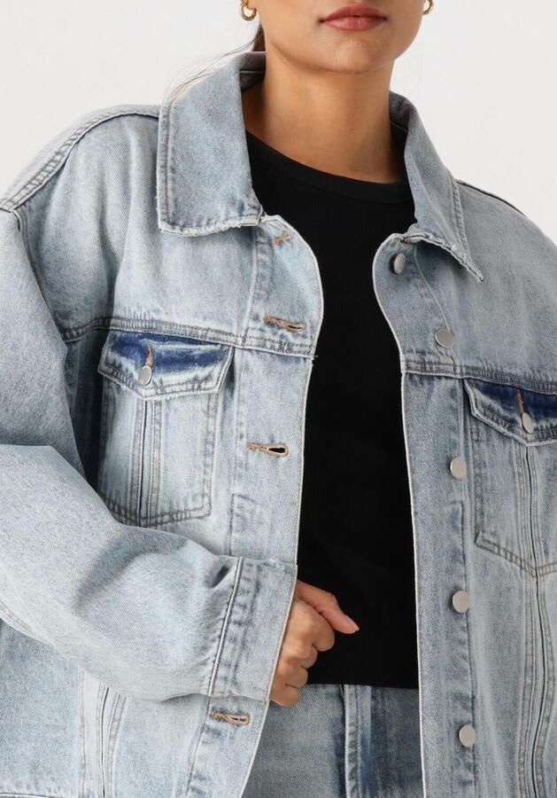 WITHBLACK Dames Jassen Wblmartha Denim Jacket Lichtblauw - Foto 3