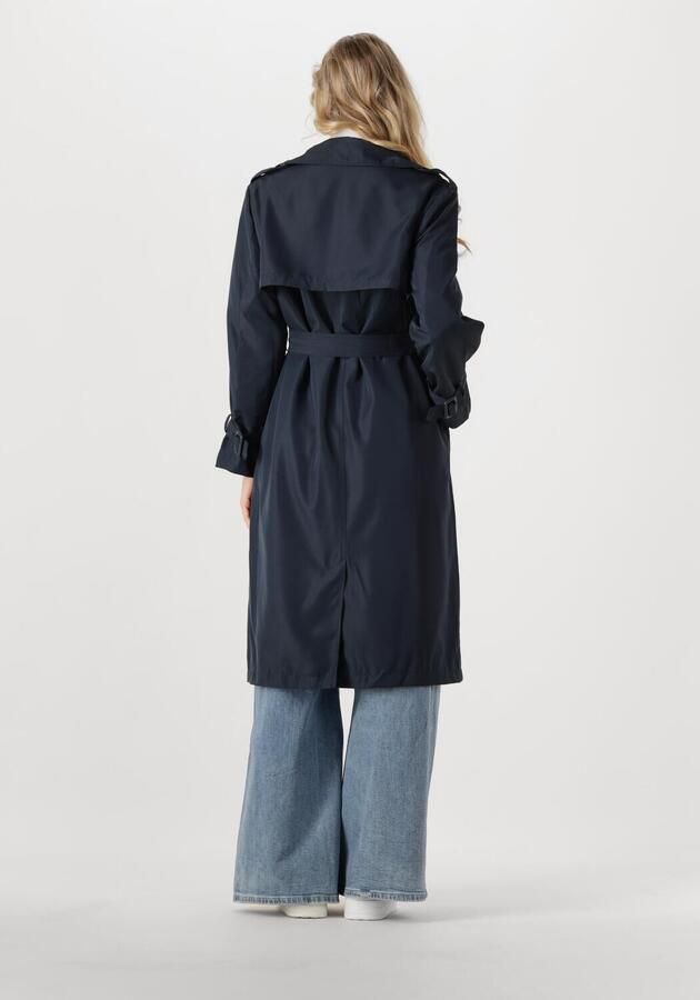 WITHBLACK Dames Jassen Wblnoise Trench Coat Donkerblauw