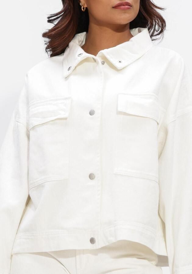 WITHBLACK Dames Jassen Wblpeyton Gala Denim Jacket Wit - Foto 4