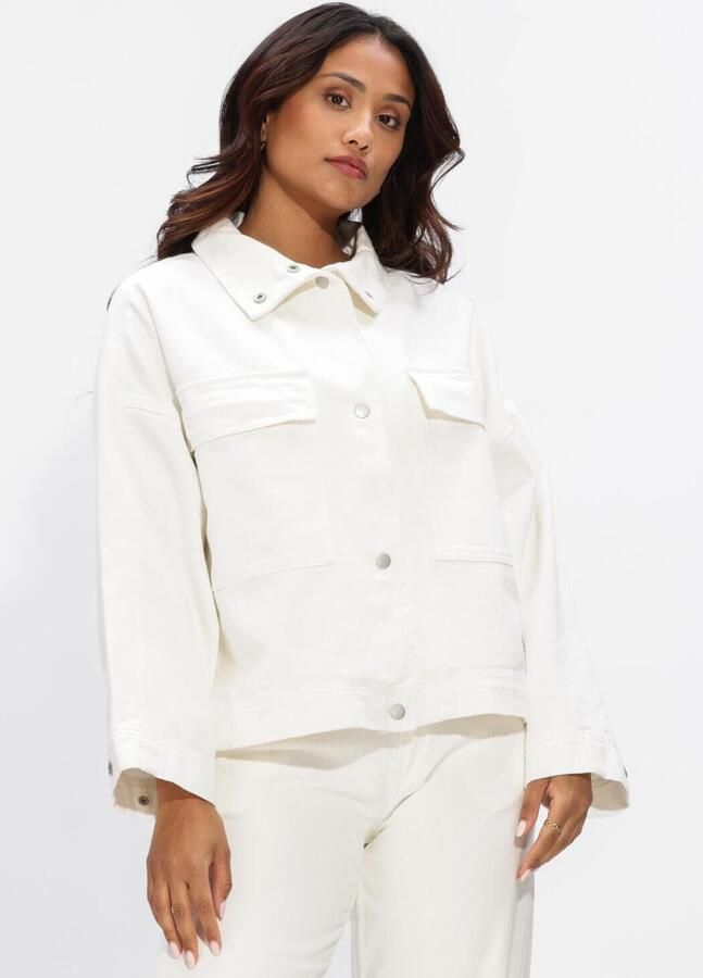 WITHBLACK Dames Jassen Wblpeyton Gala Denim Jacket Wit