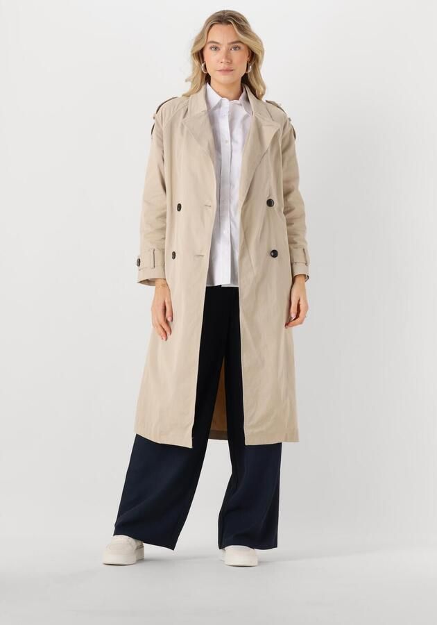 WITHBLACK Dames Jassen Wbltheresa Trenchcoat Zand - Foto 4