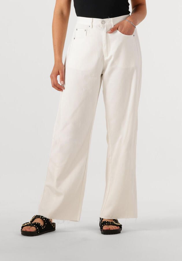 WITHBLACK Dames Jeans Wblannika High Waist Pant Wit - Foto 3