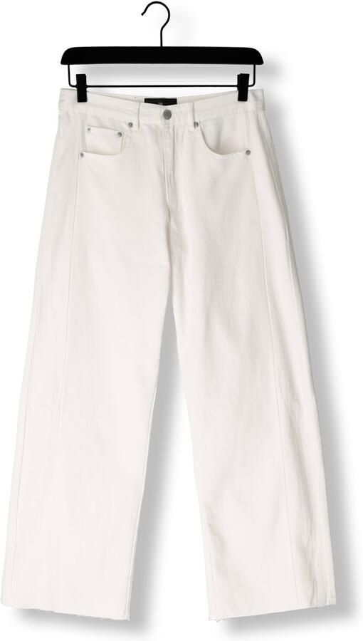 WITHBLACK Dames Jeans Wblannika High Waist Pant Wit - Foto 2