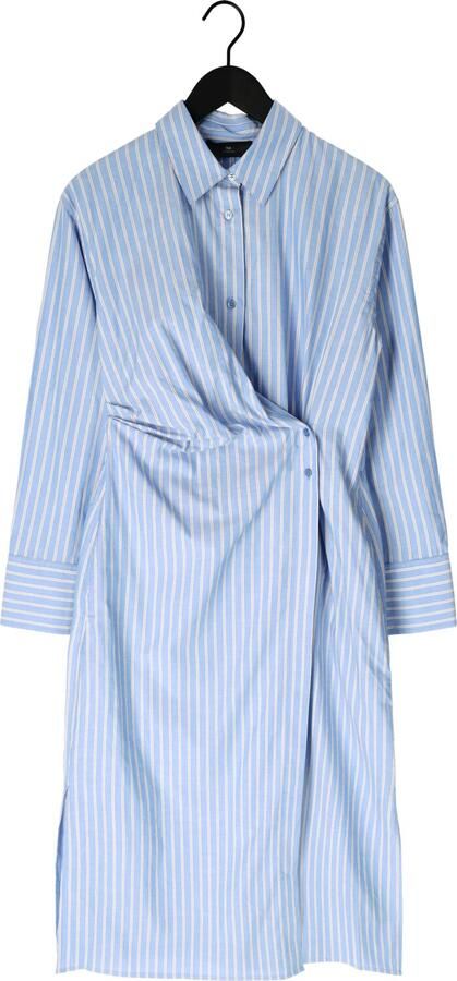 WITHBLACK Dames Jurken Wblmesa Striped Ls Midi Dress Lichtblauw - Foto 4