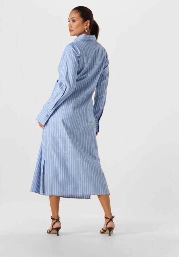 WITHBLACK Dames Jurken Wblmesa Striped Ls Midi Dress Lichtblauw - Foto 2