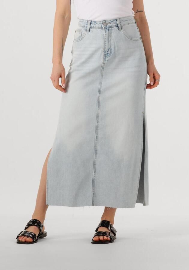 WITHBLACK Dames Rokken Wblgala Denim Skirt Lichtblauw - Foto 4