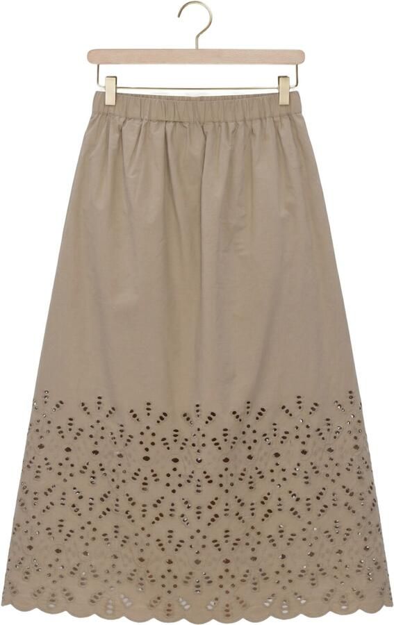 WITHBLACK Dames Rokken Wblmarit Maxi Skirt Zand - Foto 4