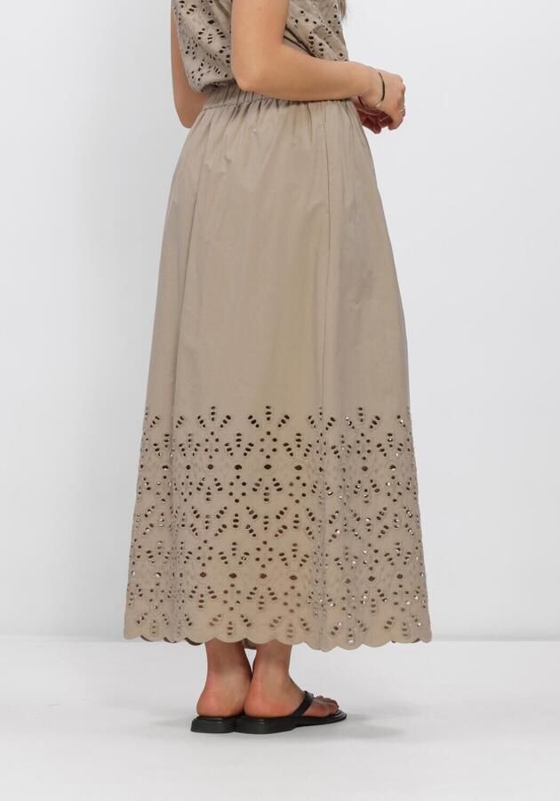 WITHBLACK Dames Rokken Wblmarit Maxi Skirt Zand - Foto 2